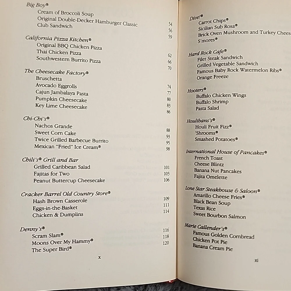 Top Secret Restaurant‎ Recipes Book